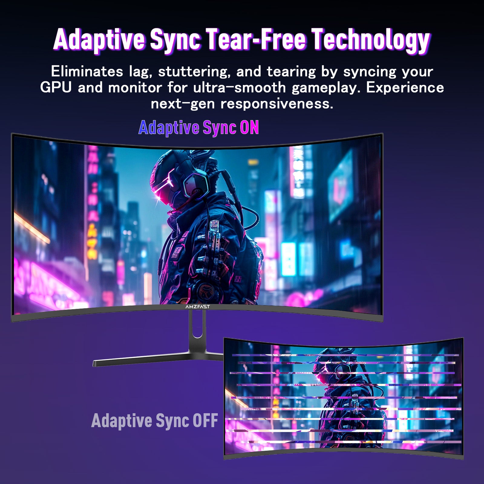 AMZG34C5Q Pro, 34inch Curved Gaming Monitor 240Hz UWQHD
