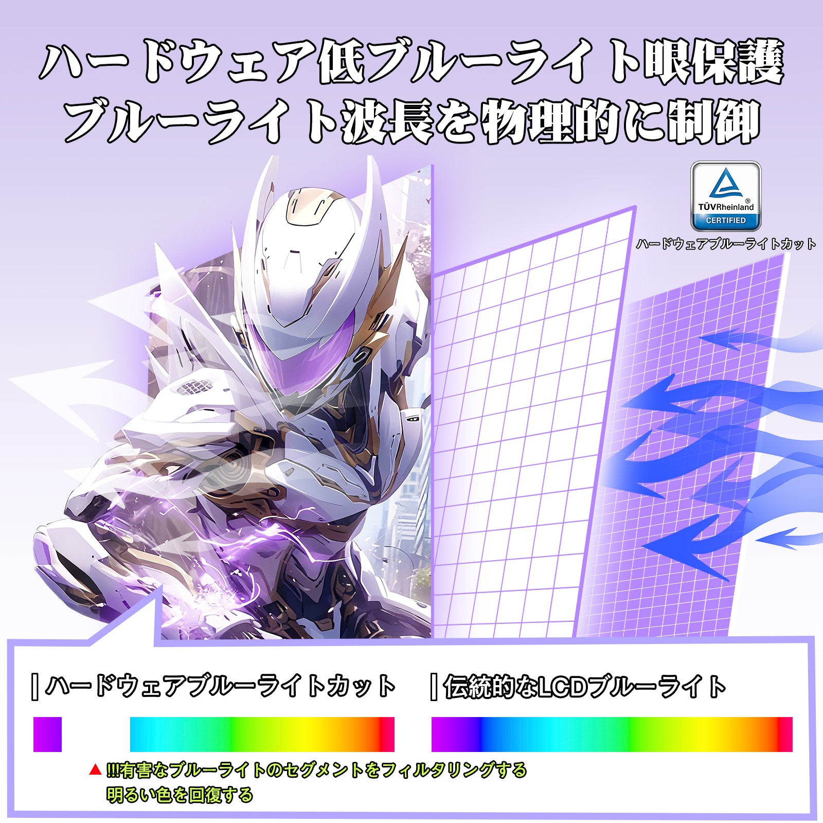 AMZG27F6Q - 27インチ 白 ゲーミングモニター 200Hz WQHD