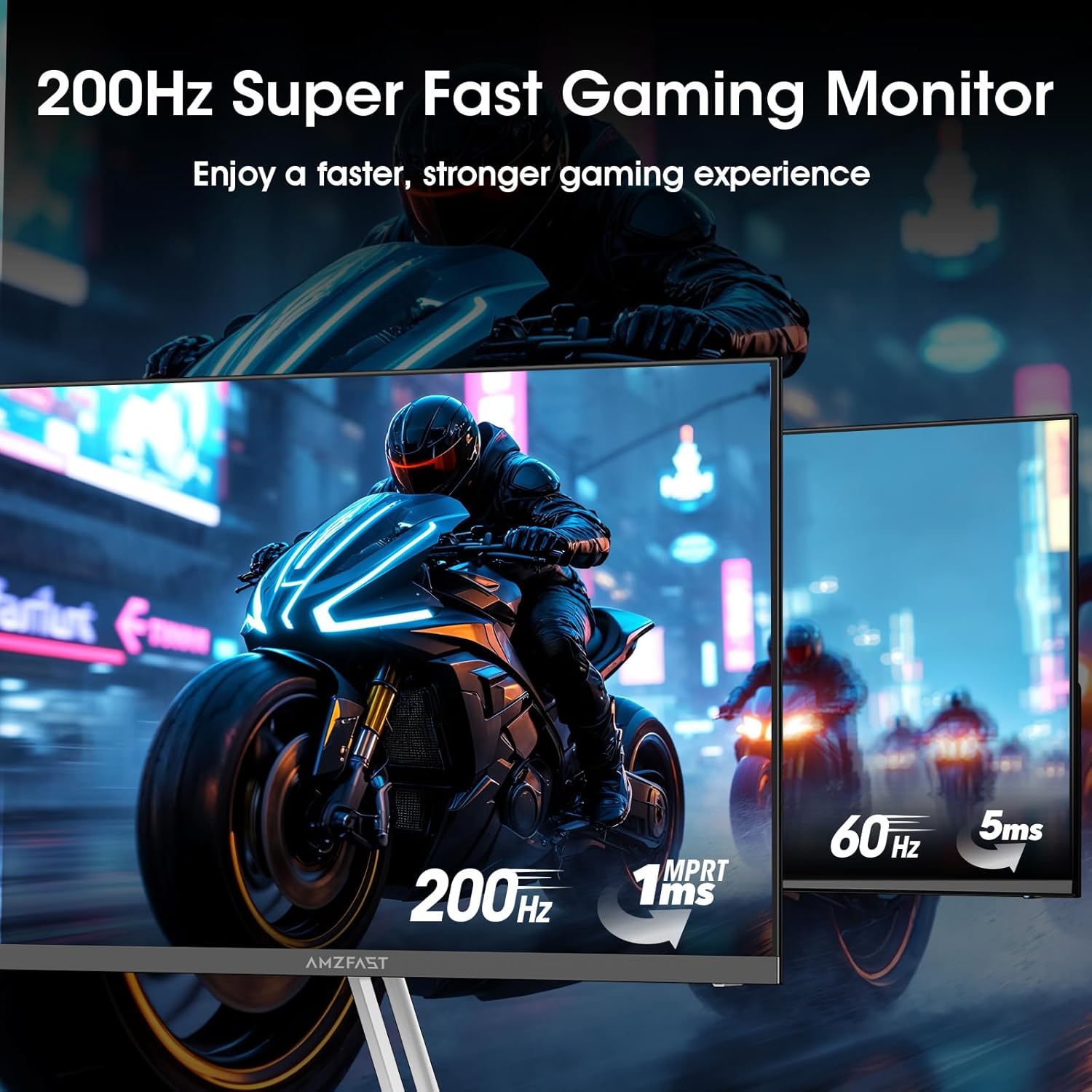 AMZG24X1W, 24" White Gaming Monitor 200Hz FHD