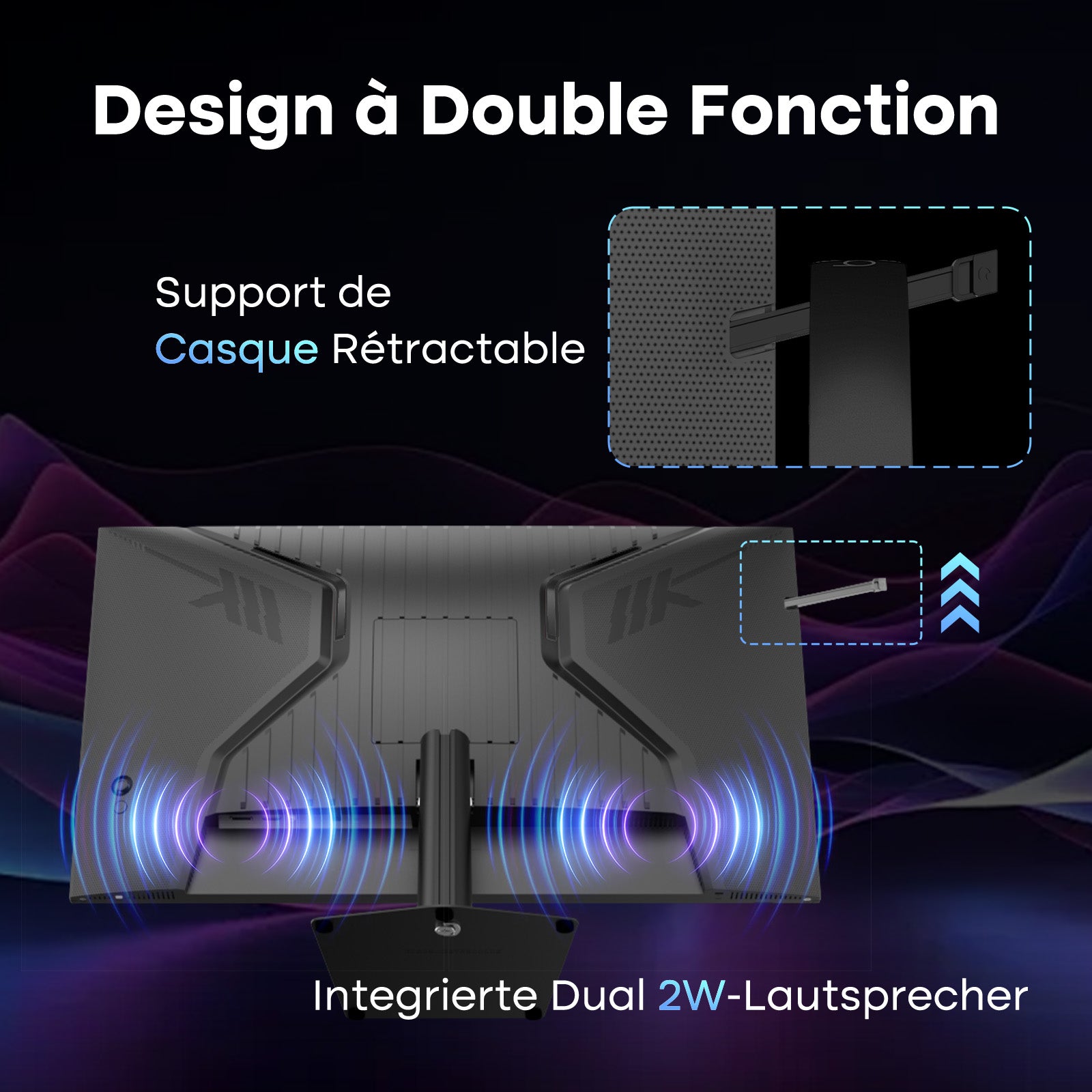 AMZG27F5Q, 27" Gaming Monitor QHD 2560x1440p 200Hz