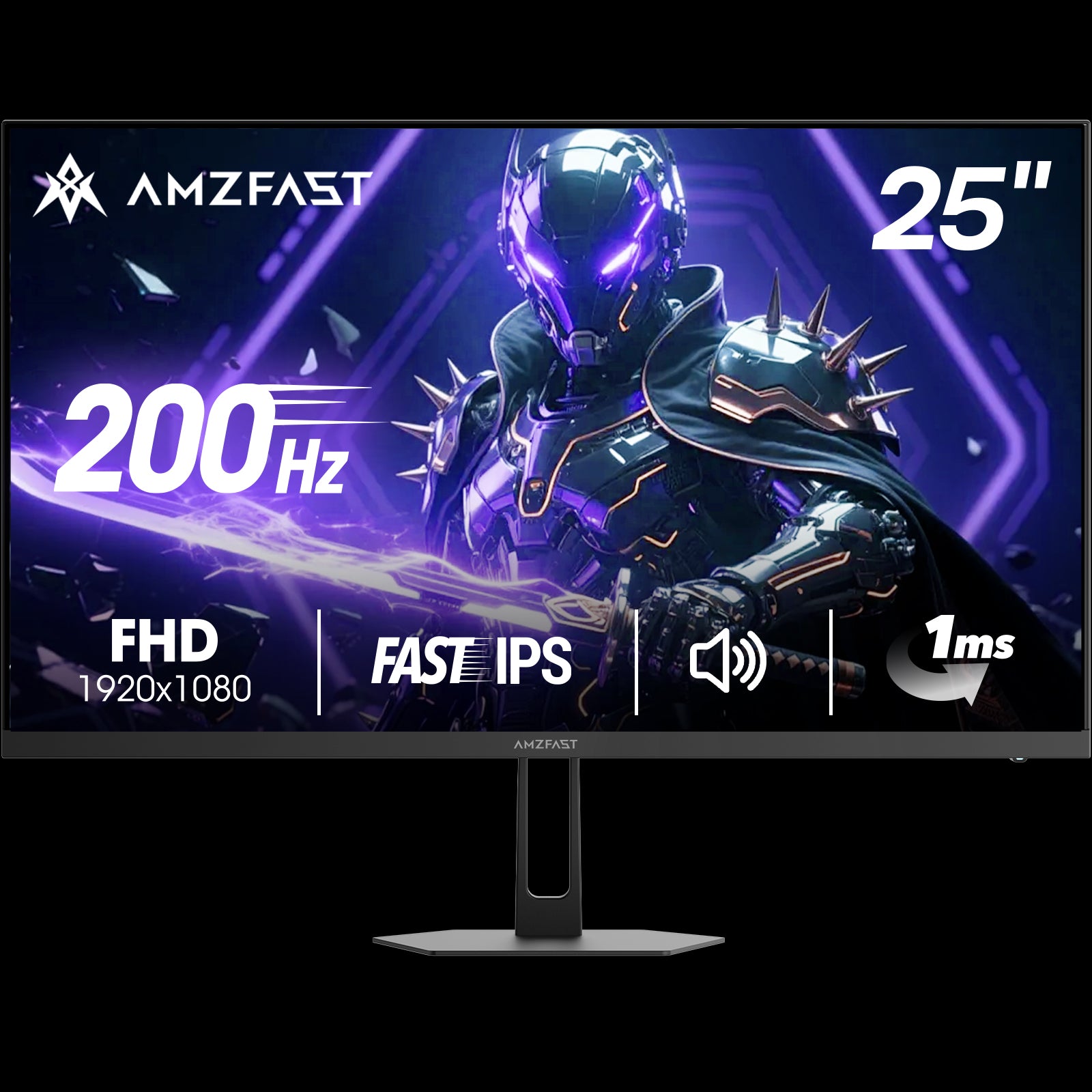 AMZG25X1, 25 Zoll Gaming Monitor 200Hz FHD Fast IPS
