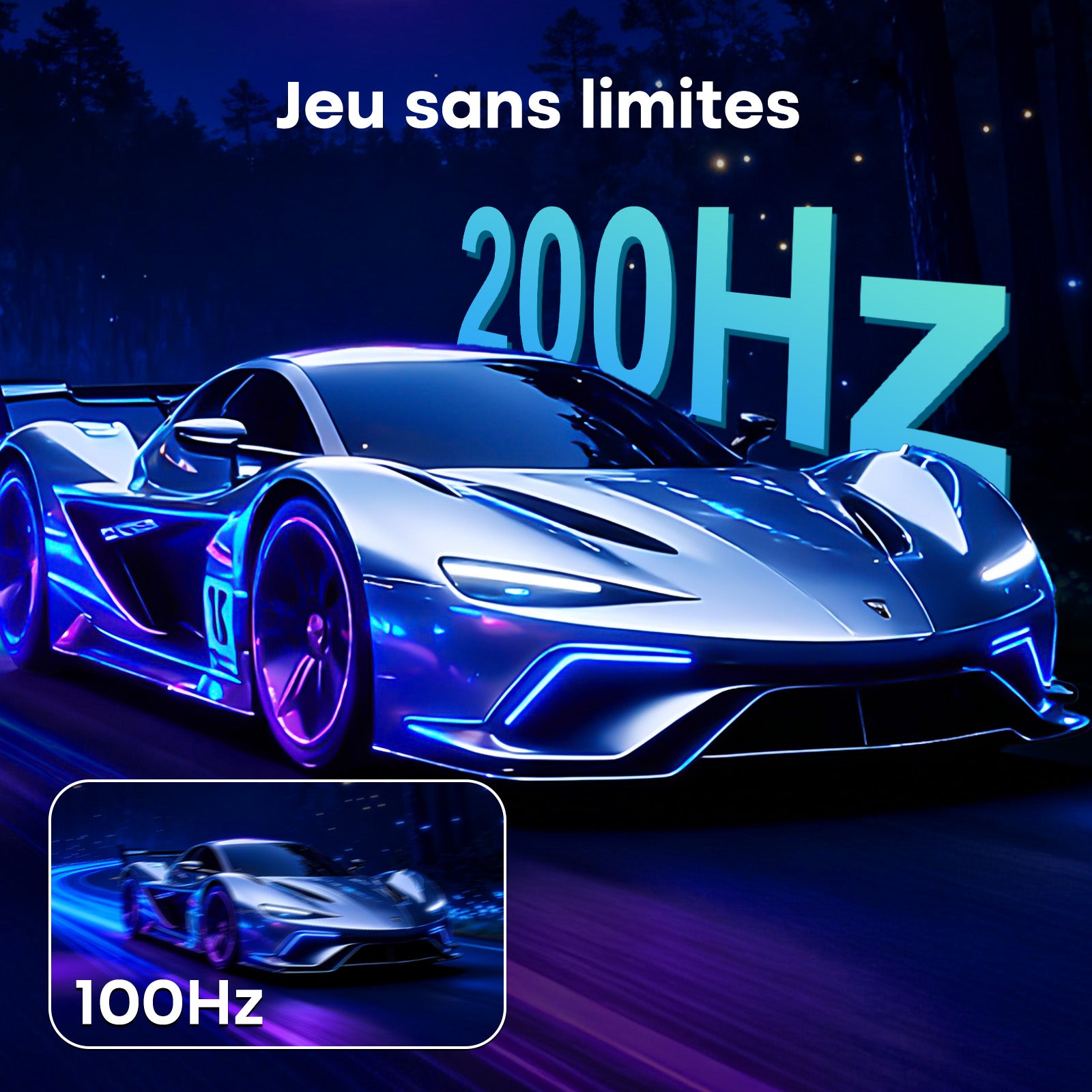 AMZG27F5Q, 27" Gaming Monitor QHD 2560x1440p 200Hz