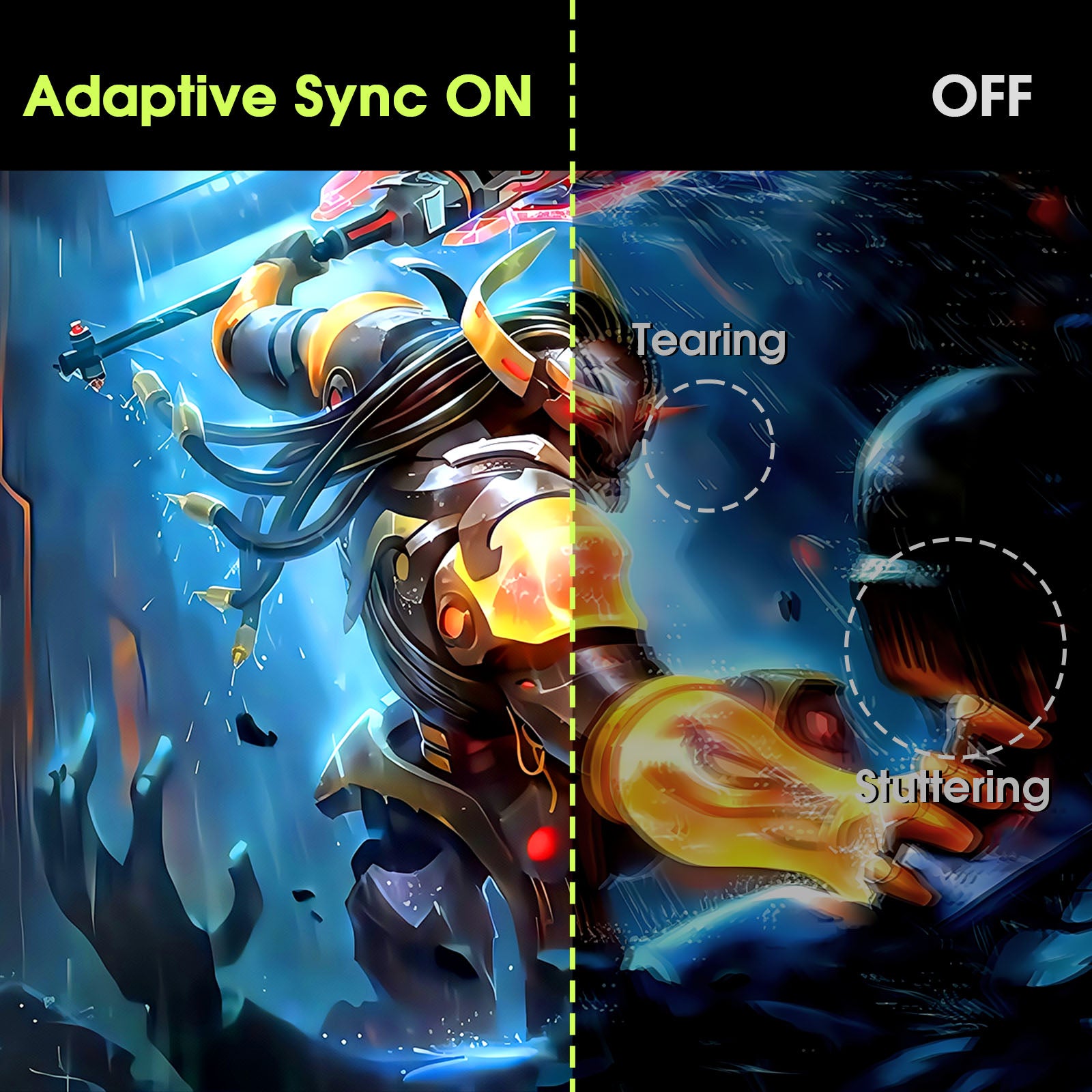 AMZG27C1Q, 27" Curved Gaming Monitor 180Hz QHD