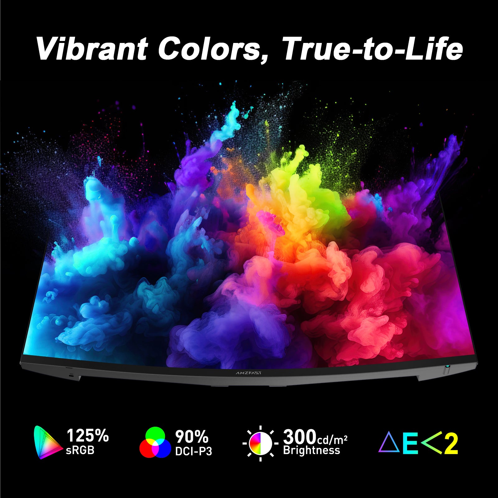 AMZFAST 32 inch 240Hz Curved Gaming Monitor - FHD 1080p 1ms MPRT