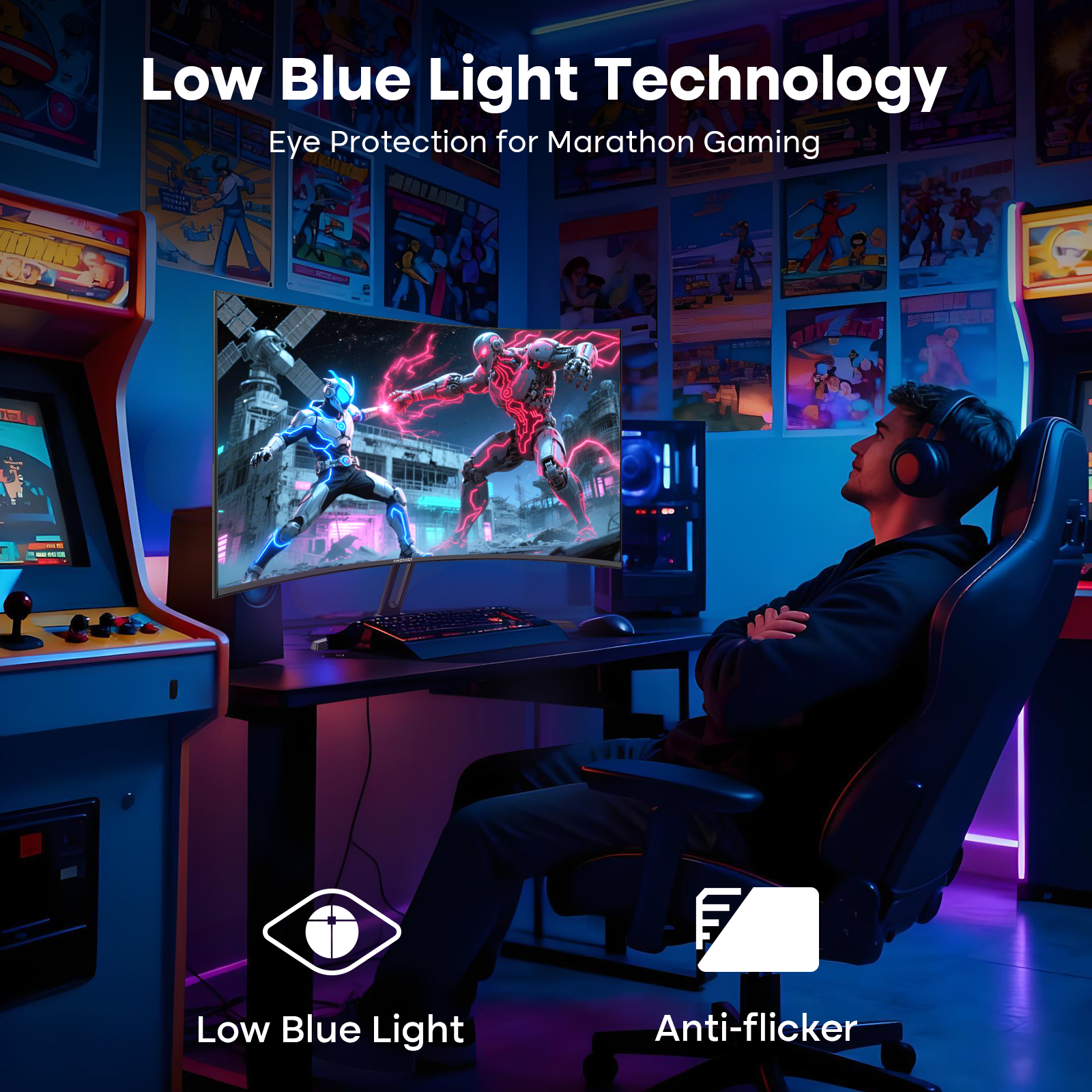 AMZG27C1Pro, 27" Curved Gaming Monitor 240Hz FHD