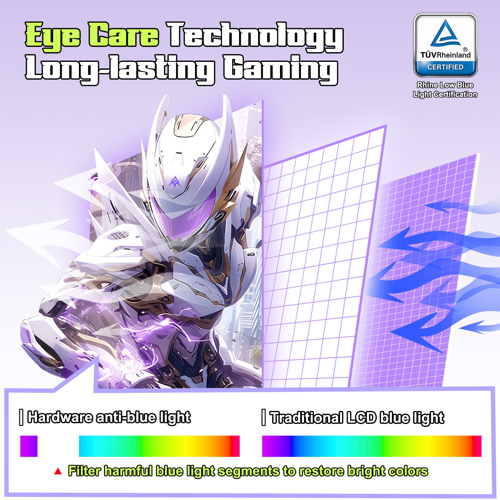 AMZG27F6Q, 27 Zoll Weißer Gaming Monitor 200Hz WQHD