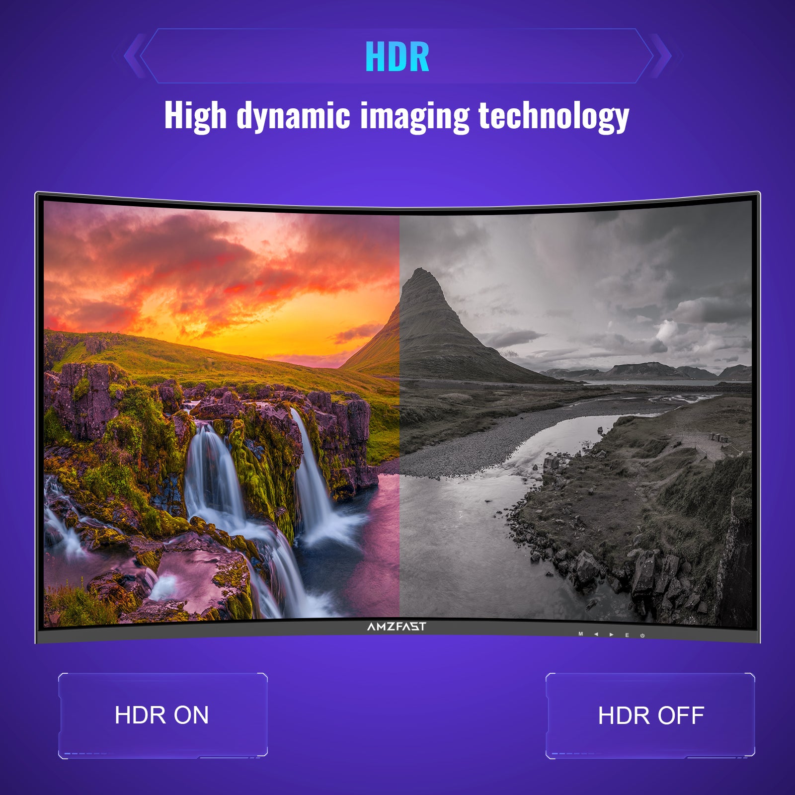 AMZG32C3Q, 32" Curved Gaming Monitor 180Hz QHD