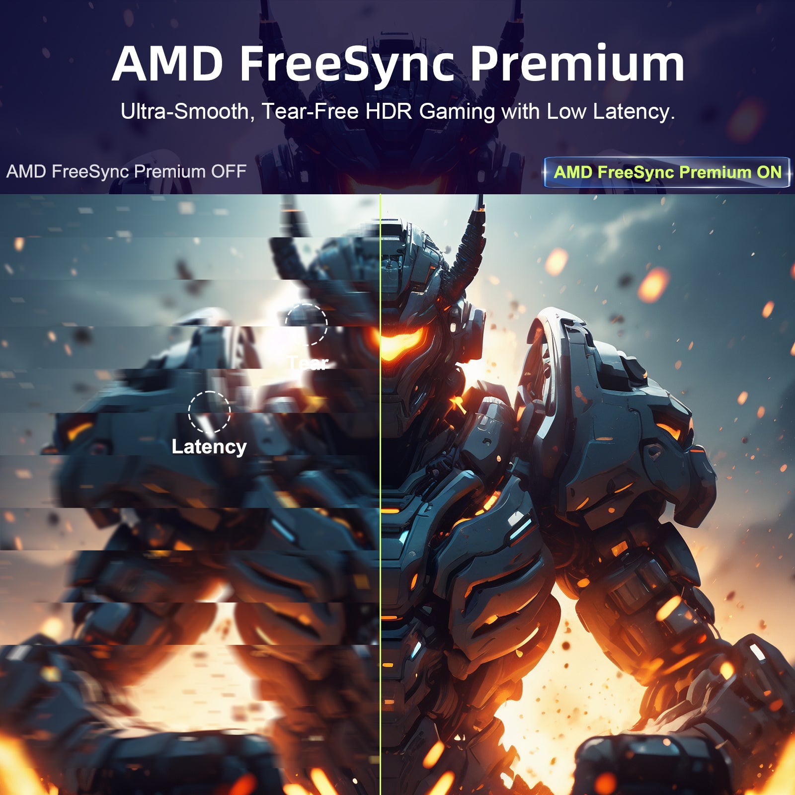 ‎AMZG34C5Q, 34" Ultrawide Curved Gaming Monitor 165Hz UWQHD