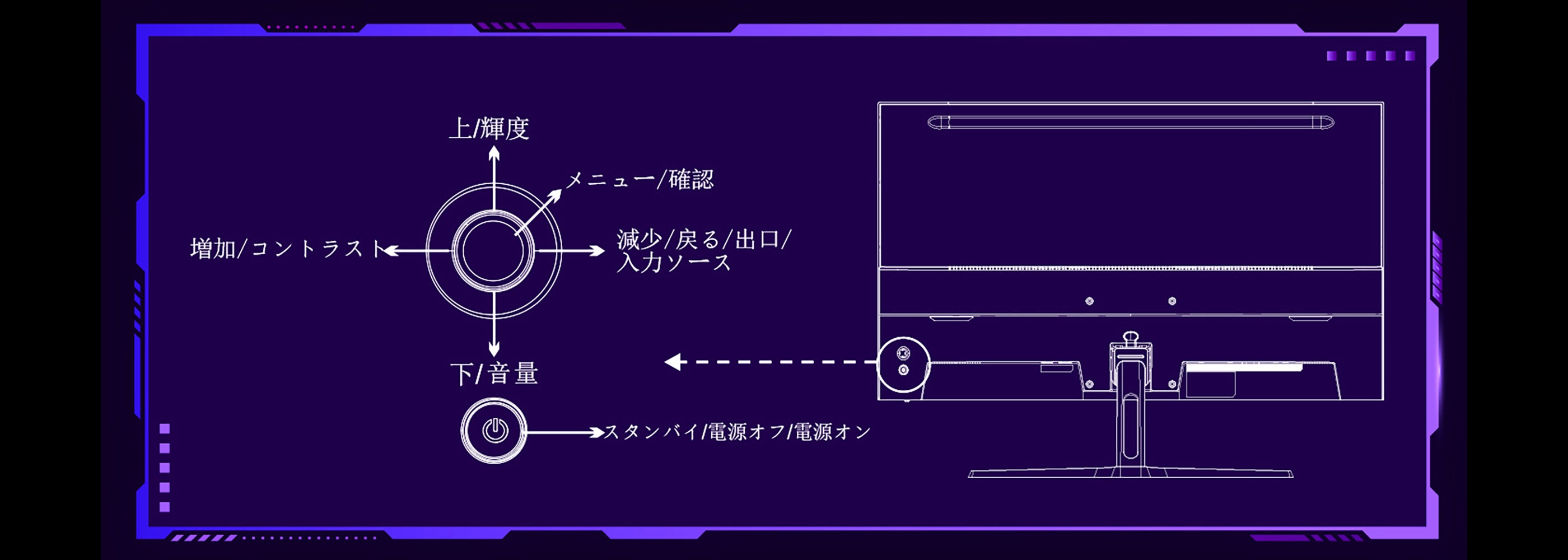 AMZFast ゲーミングモニター 27インチ 曲面 240Hz 1ms(MPRT) 4000:1 高