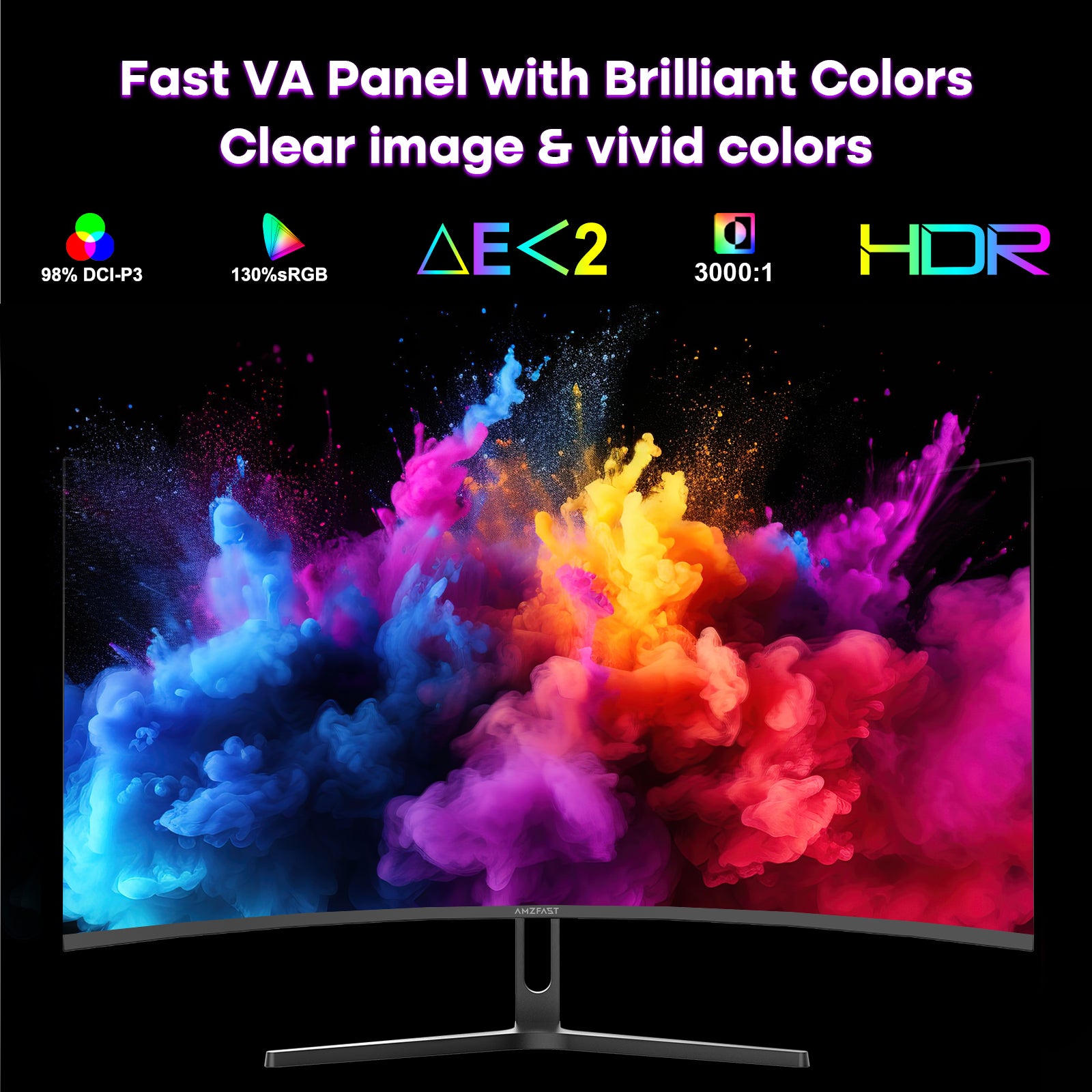 AMZG34C5Q Pro, 34inch Curved Gaming Monitor 240Hz UWQHD