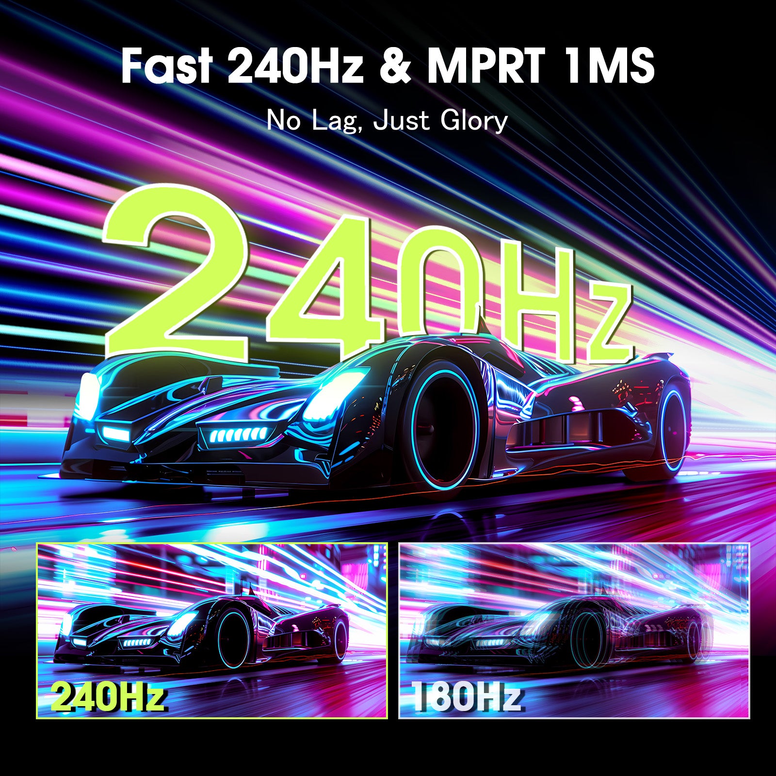 AMZG27C1QPro, 27" Curved Gaming Monitor 240Hz WQHD