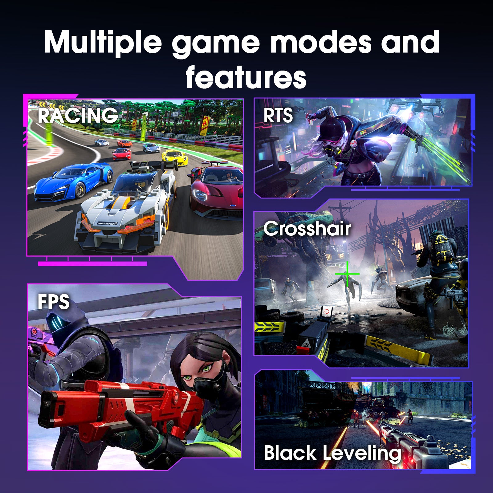 AMZG27C1QPro, 27" Curved Gaming Monitor 240Hz WQHD