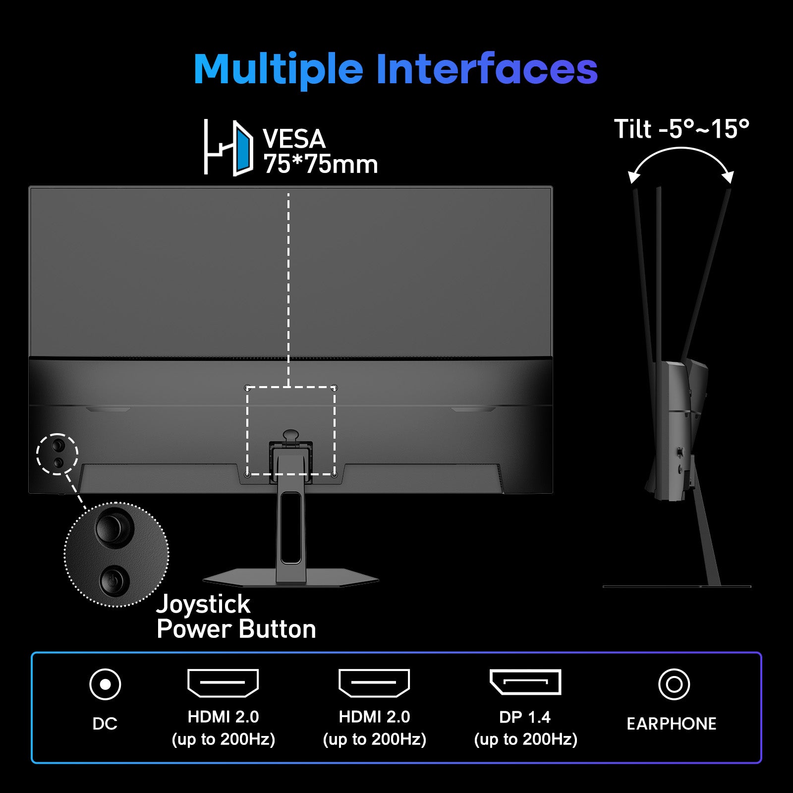 AMZG25X1, 25" Gaming Monitor 200Hz FHD Fast IPS