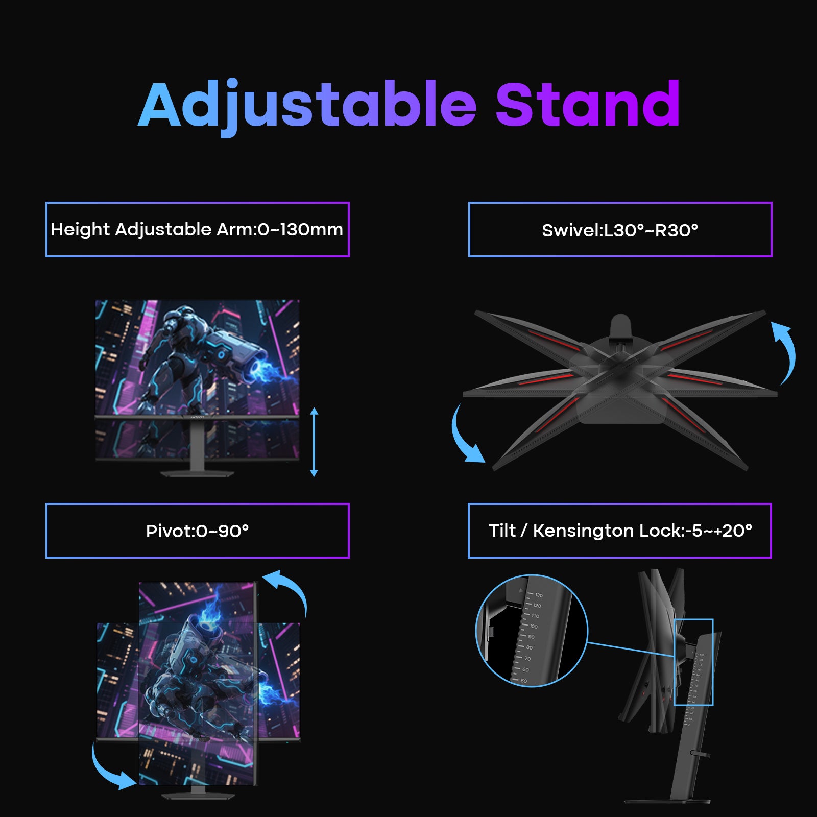 AMZG27F6U, 27" 4K Dual Mode Gaming Monitor - 160Hz UHD or 320Hz FHD